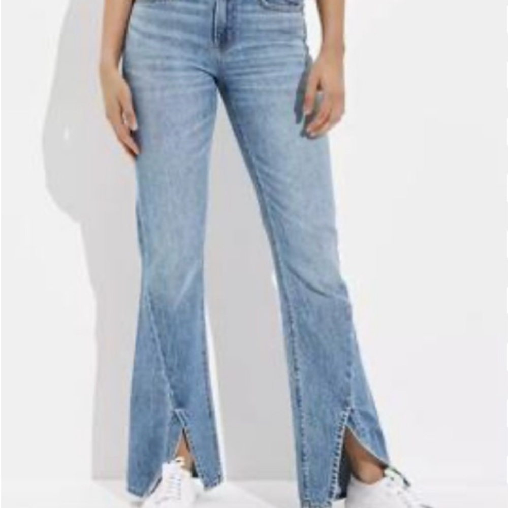 Women's Blue Flared Jeans